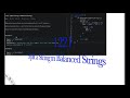 Leetcode 1221. Split a String in Balanced Strings
