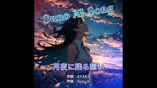 [ Suno AI SONG ] 月夜に残る想い