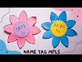 Cara Membuat Name Tag MPLS / Papan Nama MOS OSPEK Mudah dari Kertas Origami