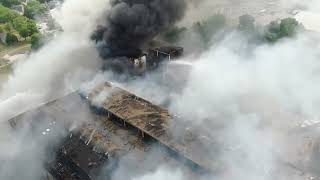 Neighbours to Winnipeg lumber yard fire worry aftermath could linger for long time