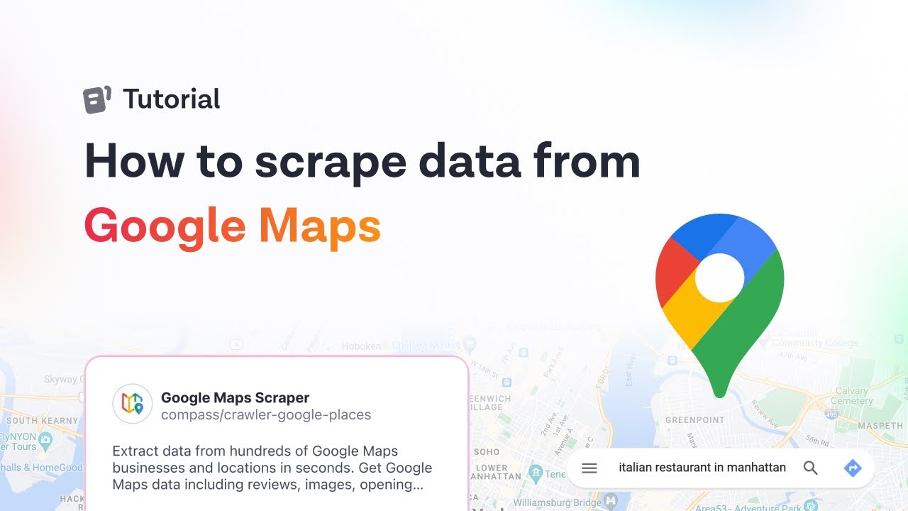 How To Scrape Google Maps With Google Maps Scraper From Apify - YouTube