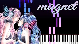 Magnet - Luka \u0026 Hatsune Miku (Synthesia) piano tutorial