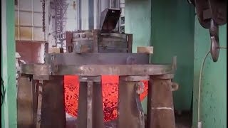 World Dangerous Biggest Heavy Duty Hammer Forging Factory Skill, Extreme Ring Rolling Fast Machines
