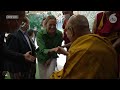 long life offering to dalai lama. sikyong speaks at  umass