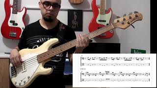 Earth Wind and Fire - Jupiter (Bass cover) Tabs and scores