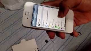 Unlock iphone 4s with smartking unlock adapter(softbank japan)