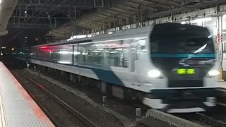 E257系2000番台NA-13編成 特急踊り子60号返却回送横浜駅通過