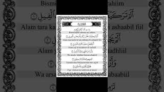 Surah Al-Fil (al fil) || سورۃ الفيل || by Mishary Rashid || Quran