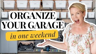 Garage Organization and Storage Ideas -  Organizing Makeover