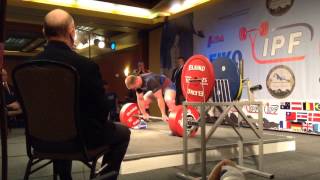 Dmitry Inzarkin pulls 340kg (749 pounds) for the win