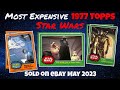 1977 Topps Star Wars Most Expensive eBay Sales Trading Cards - May 2023