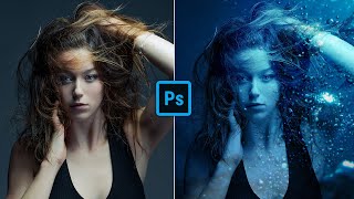 Photoshop Tutorial | Underwater Effect in Photoshop - Photo Effects (Easy)