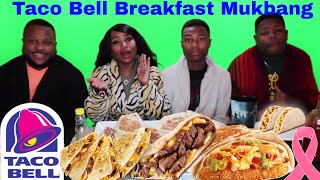 Taco Bell Breakfast Family Taste Test and Mukbang
