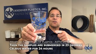 Boedeker TECH Talk Episode 6 | Understanding the Moisture Absorption of Plastics ASTM D570