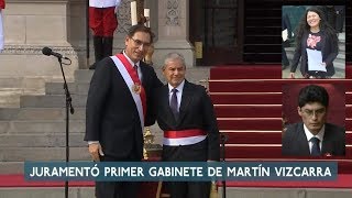 N Portada 02/04 Olaechea y Torres: Juramentación del primer gabinete de Martín Vizcarra