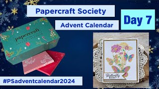 Papercraft Society Advent Calendar DAY 7 #psadventcalendar2024 @CraftStashcoukTV @justinehovey