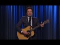 jimmy performs a tiny song to recap march 2024 the tonight show starring jimmy fallon