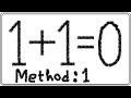 1 + 1 = 0 How | Method 1 | Fun of Mathematics: Ep 3