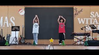 DRIP Cover Dance at SWS IEP Christmas party | Yuki and Nikoe 2024