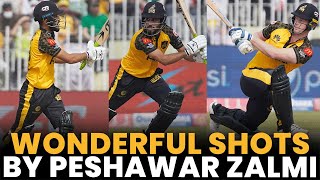Wonderful Shots By Peshawar Zalmi | Islamabad United vs Peshawar Zalmi | Match 29 | HBL PSL 8 | MI2A
