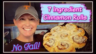 ❣️7 Ingredient EASY Cinnamon Rolls❣️