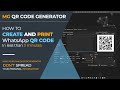 How to Create a WhatsApp QR Code with MG QR Code Generator