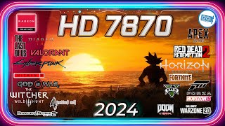 ⭕AMD HD 7870 in 15 Games | Gaming in 2024