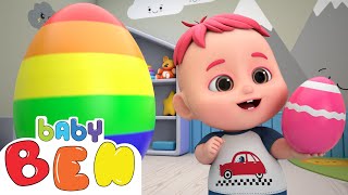 Jugamos Con Los Huevos Sorpresa | Musica para niños | Baby Ben en Espanõl - Canciones Infantiles