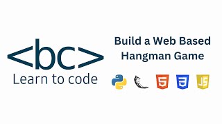 How to Code Hangman - a Web Based Game using Python, Flask and Sessions