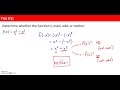 1 3 algebraic test for even or odd pre calculus college algebra cc