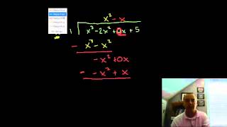 Integral Example Using Long Division