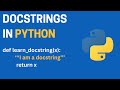28. Python Docstrings Explained | Beginner Tutorial