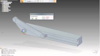Assembly and motion simulation in Solid Edge (crank-rod)