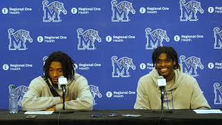 Men's Basketball: Tyrese Hunter and PJ Carter Press Conference-January 23, 2024