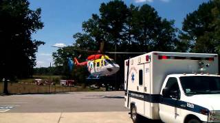 CHOA Children's Healthcare of Atlanta Helicopter in Walton County Ga. 30655 09-11-11