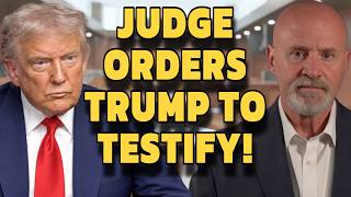Trump Ordered to Testify in His Own Lawsuit!