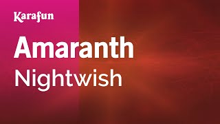 Amaranth - Nightwish | Karaoke Version | KaraFun