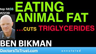 BEN BIKMAN | Top Hit 38: EATING ANIMAL FAT: …cuts TRIGLYCERIDES