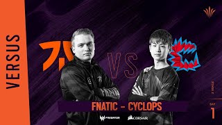 Fnatic vs Cyclops // Rainbow Six APAC North Division 2020 - Stage 2 - Playday #1