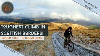 Is This Actually Scotland's Hardest Gravel Climb? | Epic Wintery Gravel Ride up Broad Law