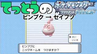 【鉄塔さん ポケモン ダイパ】「ピンプク」にニックネームをつける。【命名集】