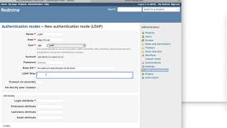 Redmine LDAP Integration