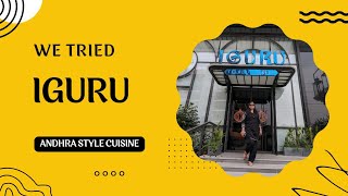 Tastiest  thali in Hyderabad | Iguru Telugu Cuisine | Hyderabad Delicious Food Series -1