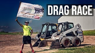 DRAG RACE - Bobcat vs JCB Teleskid