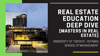 Rotman School of Management at the University of Toronto Masters