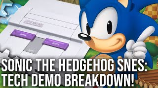 DF Retro: Sonic The Hedgehog Ported To SNES: Tech Demo Analysis!