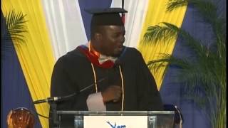 NCU Valedictorian Speech by Jermaine Johnson - 2nd Commencement