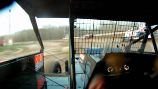 Chris Hile 5H Big Block Modified - Brewerton Speedway 4-20-12 Heat Race.avi