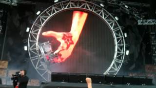 Mötley Crüe in Kaisaniemi, Helsinki 7.6.2012 Tommy Lee's Drum Rollercoaster