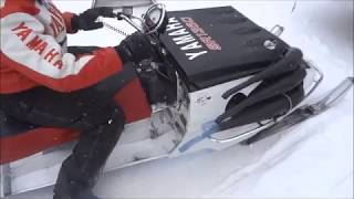 Custom SR1350 Yamaha Race Sled On the Move